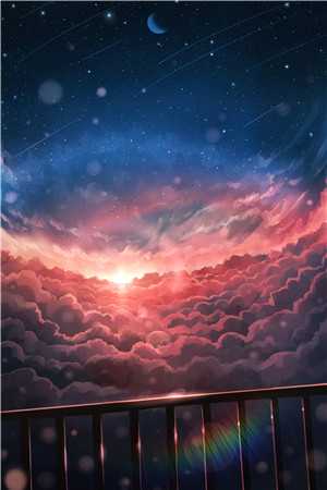 星星坠入白衣怀