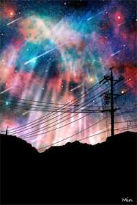 晚风轻吻夏夜萤火